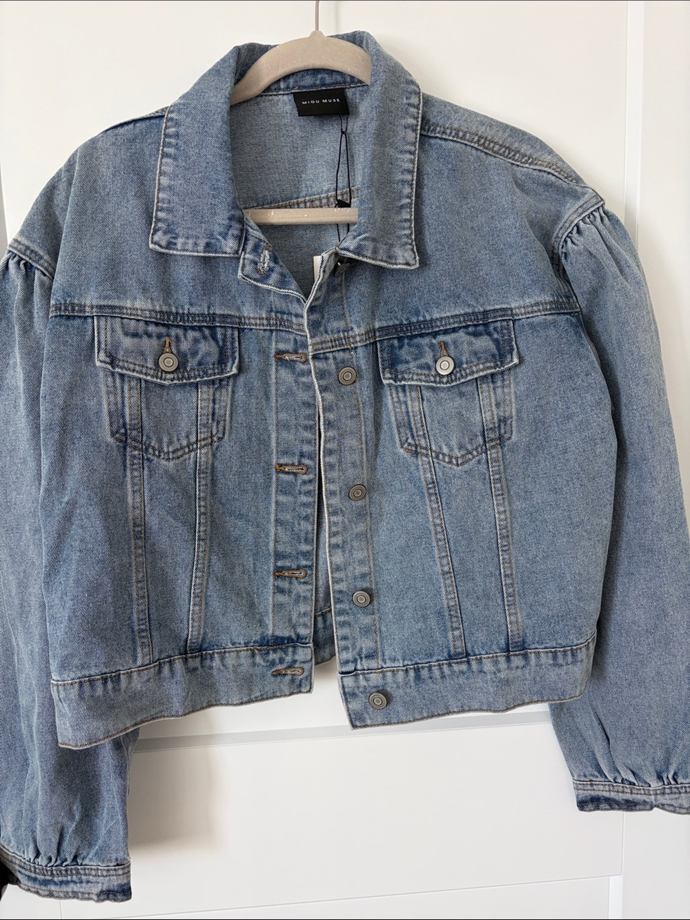 Light Wash Denim Jacket - Womens Jean Coat